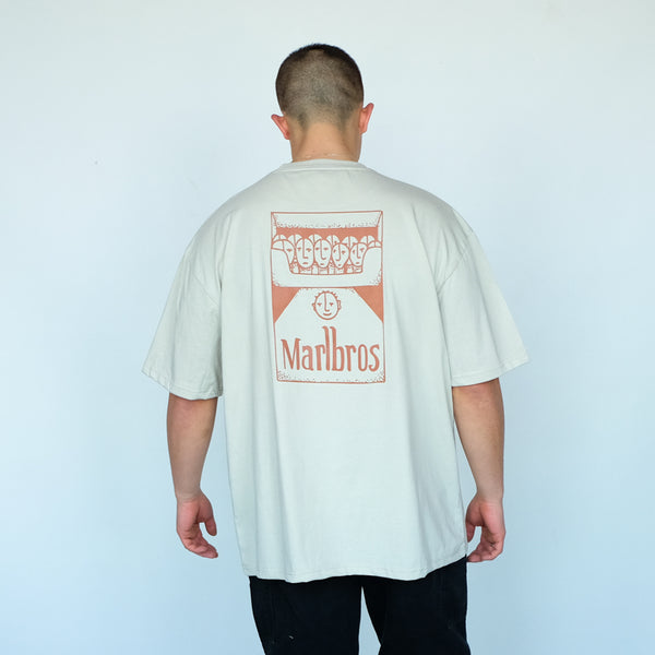 28 x MIA - 'Marlbros' Ecru Heavyweight T-Shirt